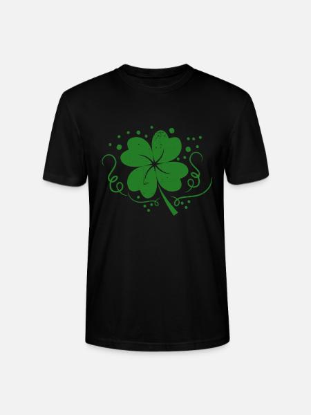 cloverleaf - Stanley/Stella CRAFTER Unisex Organic T-Shirt - black