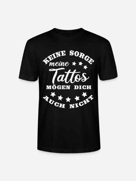 Tattoo lustiger Spruch - Stanley/Stella Unisex Bio-T-Shirt CRAFTER - Schwarz