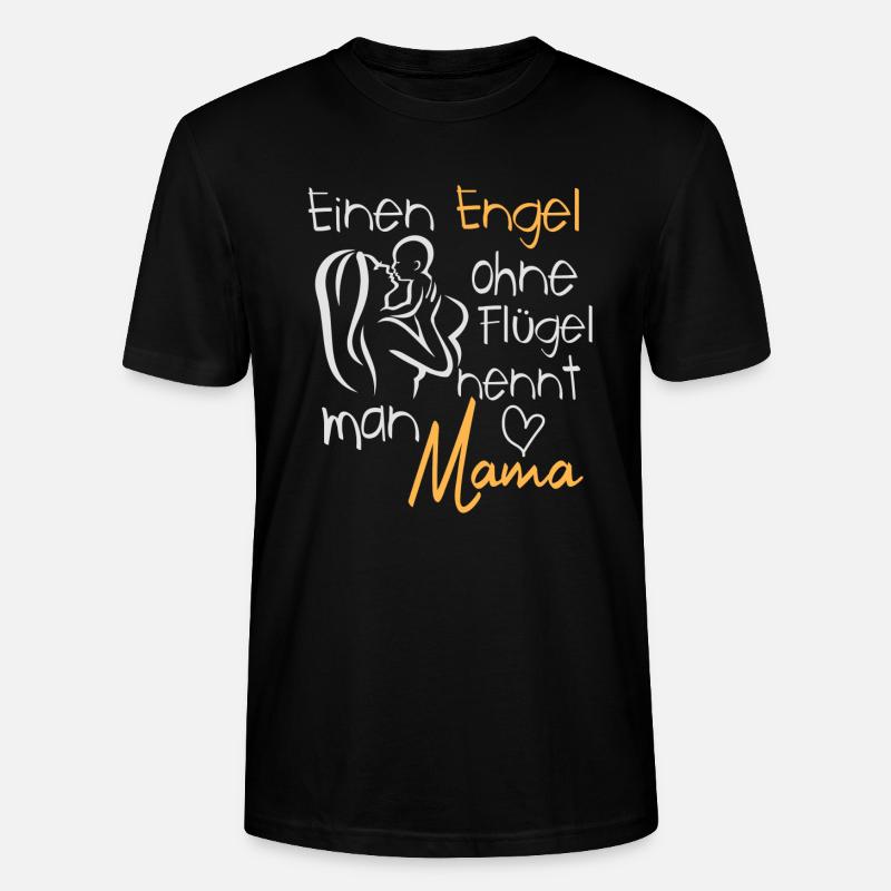 Mama Engel - Stanley/Stella Unisex Bio-T-Shirt CRAFTER - Schwarz