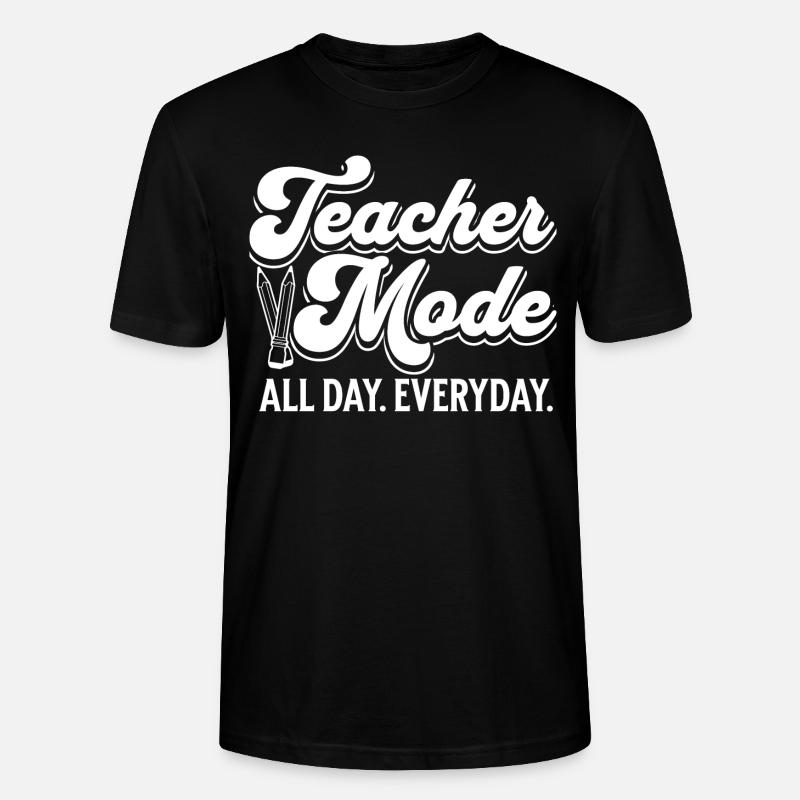 Mode Enseignant Humour De Prof - T-shirt bio CRAFTER Stanley Stella Unisexe - noir