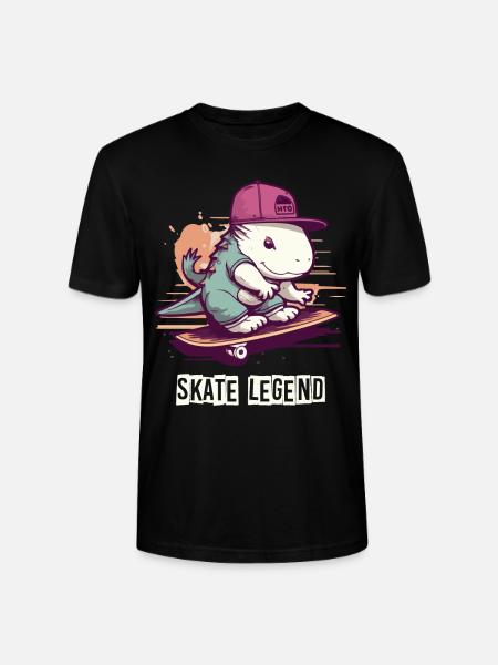 Skate-Legende - Stanley/Stella Unisex Bio-T-Shirt CRAFTER - Schwarz