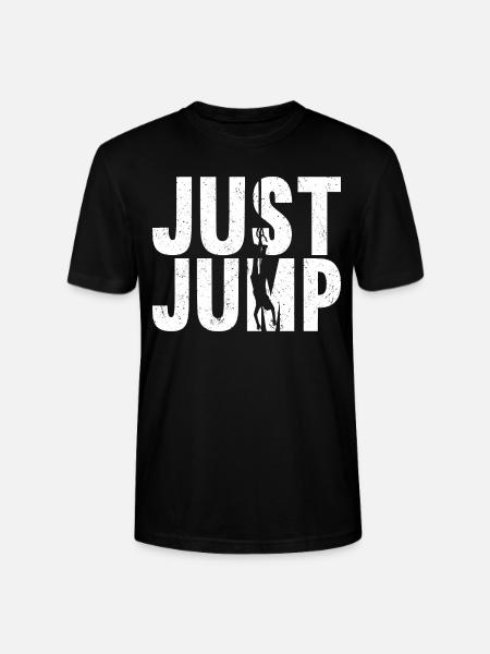 Bungee Jump Bungee Jumping - Stanley/Stella CRAFTER Unisex Organic T-Shirt - black