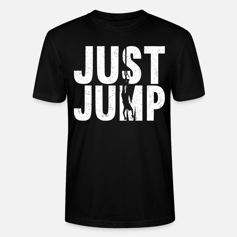 Bungee-Sprung Bungee-Jumping - Stanley/Stella Unisex Bio-T-Shirt CRAFTER - Schwarz