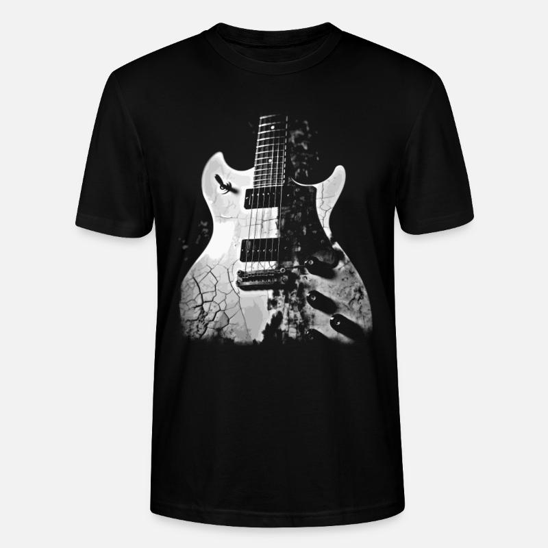 Guitare - T-shirt bio CRAFTER Stanley Stella Unisexe - noir