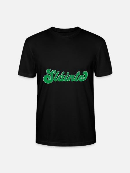 Celtic Toast: Sláinte - Stanley/Stella CRAFTER Unisex Organic T-Shirt - black