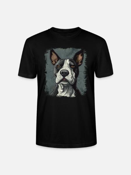 Bullterrier - Stanley/Stella Unisex Bio-T-Shirt CRAFTER - Schwarz