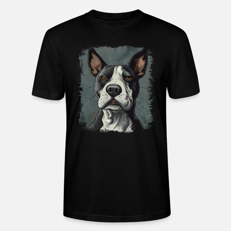 Bullterrier - Stanley/Stella Unisex Bio-T-Shirt CRAFTER - Schwarz