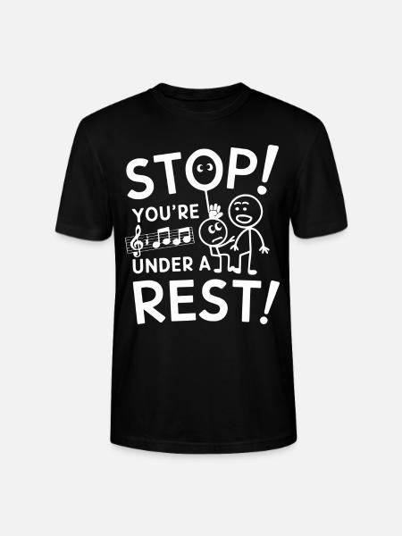 Funny Music Design For Men Women Music Teacher - Stanley/Stella CRAFTER Unisex Organic T-Shirt - black