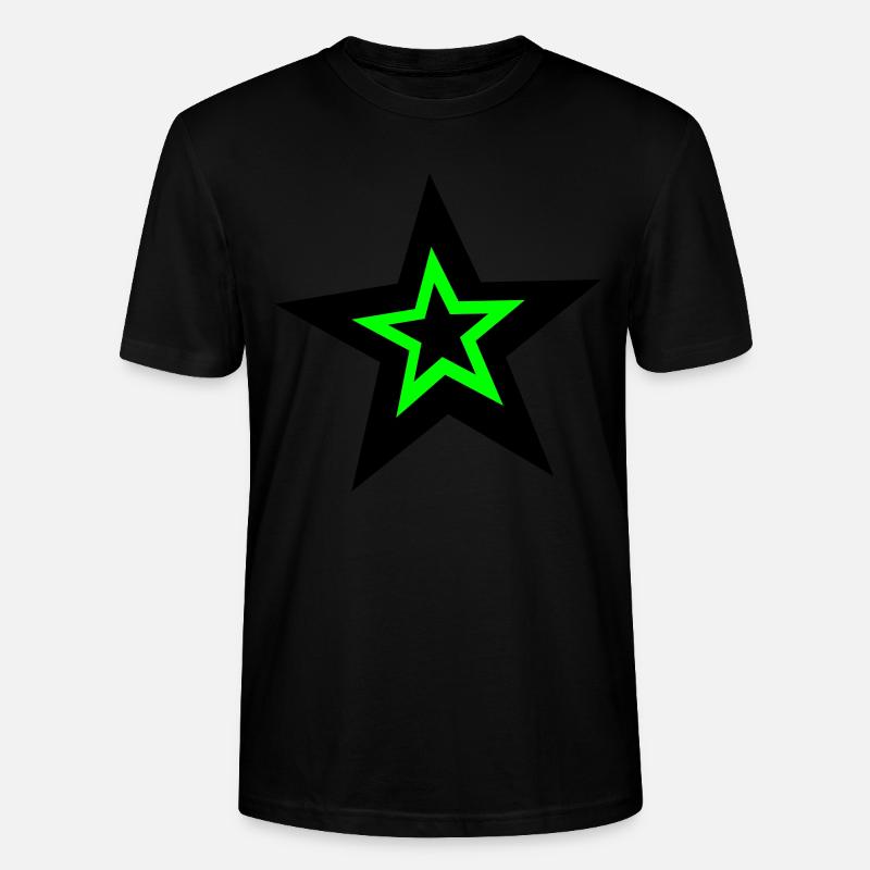 Stern - Stanley/Stella Unisex Bio-T-Shirt CRAFTER - Schwarz