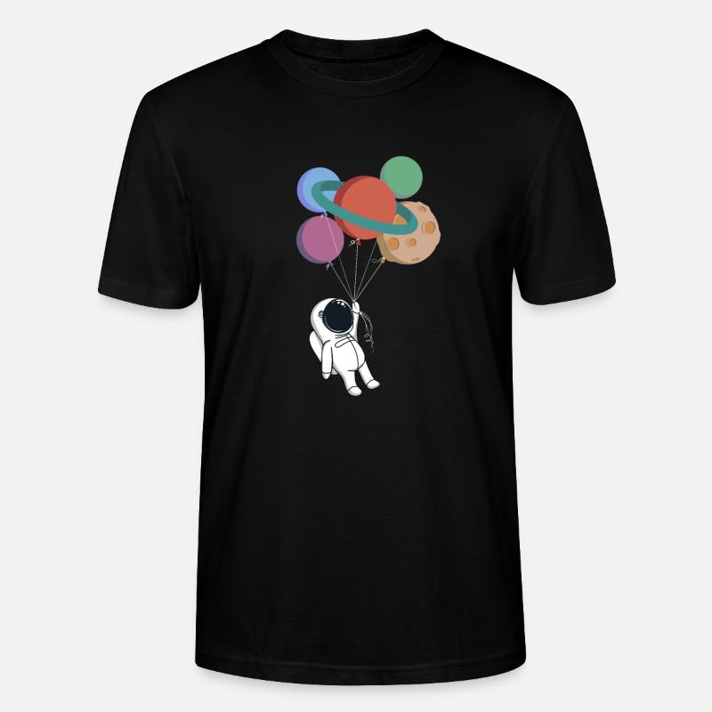 baloons de l’espace - T-shirt bio CRAFTER Stanley Stella Unisexe - noir