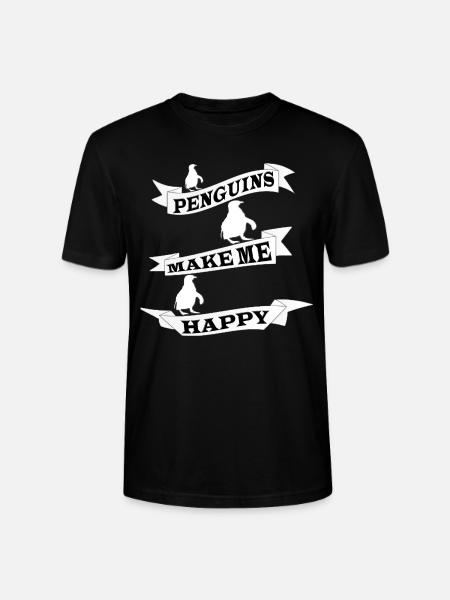 Pinguin - Stanley/Stella Unisex Bio-T-Shirt CRAFTER - Schwarz