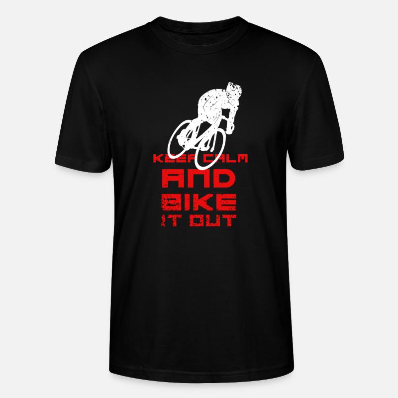 Balade à vélo - T-shirt bio CRAFTER Stanley Stella Unisexe - noir