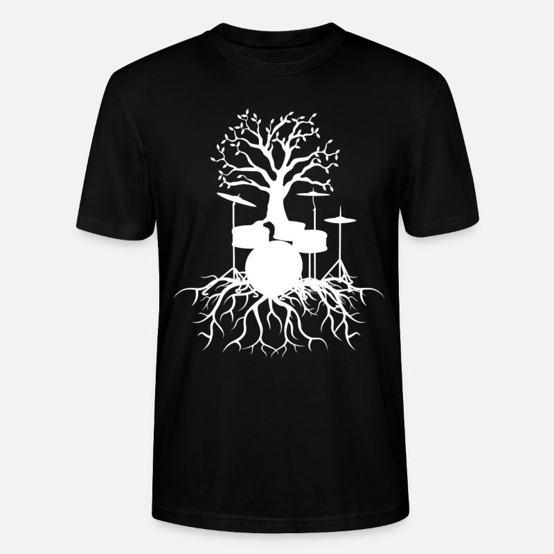 Schlagzeuger Trommel - Stanley/Stella Unisex Bio-T-Shirt CRAFTER - Schwarz