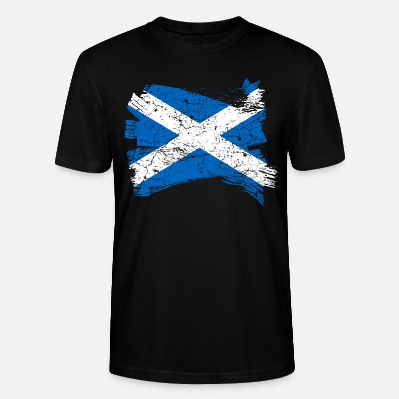 Drapeau de l'Ecosse - T-shirt bio CRAFTER Stanley Stella Unisexe - noir
