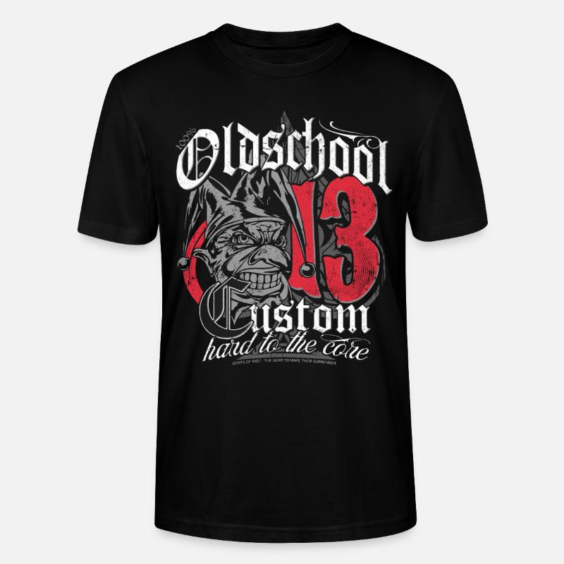 Oldschool Custom - Stanley/Stella Unisex Bio-T-Shirt CRAFTER - Schwarz