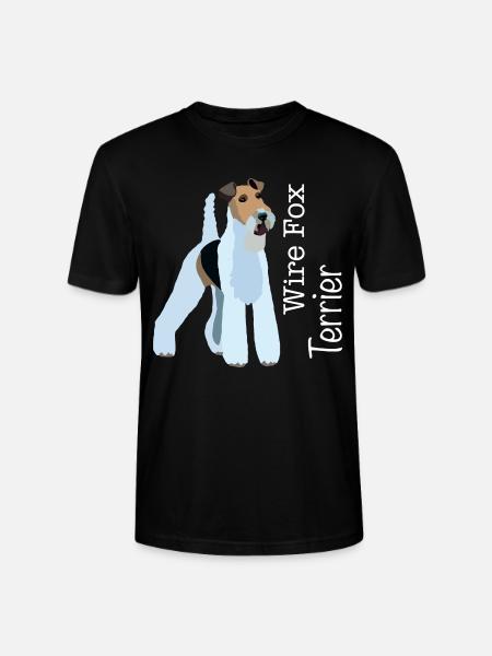 Wire Fox Terrier - Stanley/Stella Unisex Bio-T-Shirt CRAFTER - Schwarz
