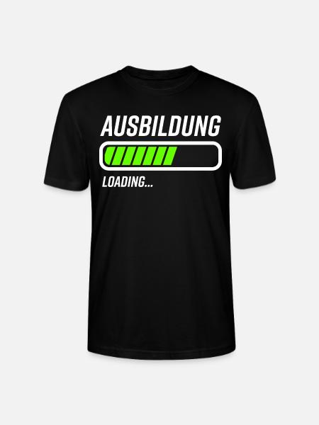Ausbildung Loading Ladebalken - Stanley/Stella Unisex Bio-T-Shirt CRAFTER - Schwarz