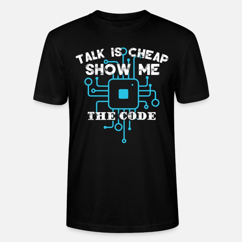 Codage Codeur amusant - T-shirt bio CRAFTER Stanley Stella Unisexe - noir