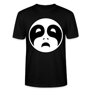 Trauriger Black Metal - Stanley/Stella Unisex Bio-T-Shirt CRAFTER - Schwarz - Vorne - Alina (178cm) & Michal (187cm)