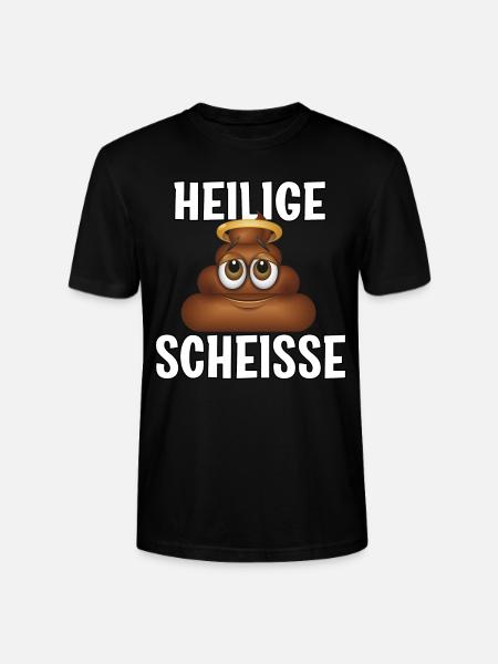 Heiligige Scheisse - Stanley/Stella Unisex Bio-T-Shirt CRAFTER - Schwarz