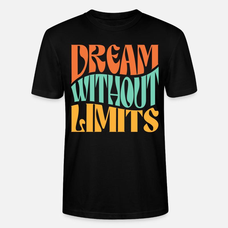 Rêvez sans limites - T-shirt bio CRAFTER Stanley Stella Unisexe - noir