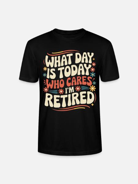 Retirees Retirement Pension Retirement - Stanley/Stella CRAFTER Unisex Organic T-Shirt - black