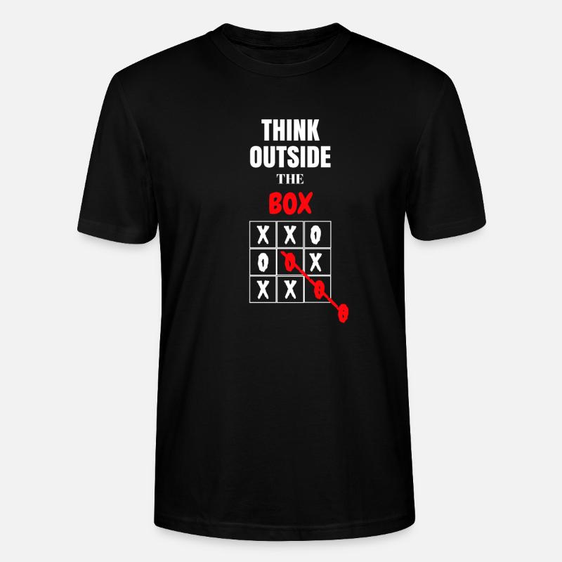 THINK OUTSIDE - Stanley/Stella Unisex Bio-T-Shirt CRAFTER - Schwarz