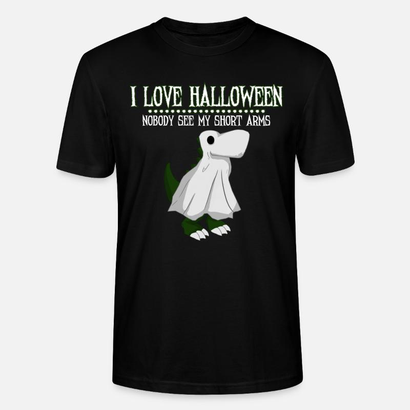 Ghost Dinosaur - Stanley/Stella Unisex Bio-T-Shirt CRAFTER - Schwarz