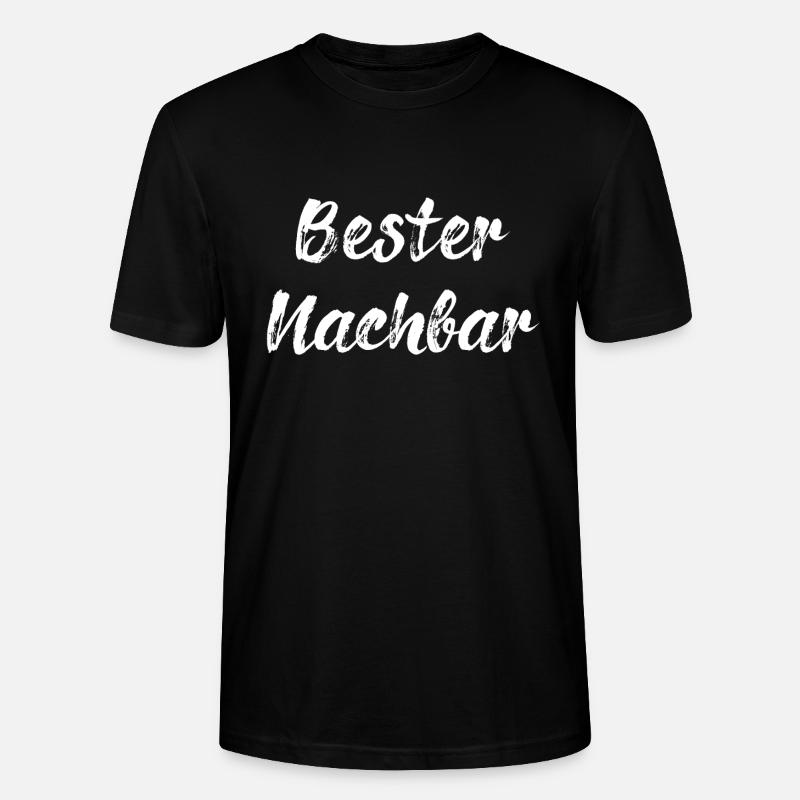 Bester Nachbar - Stanley/Stella Unisex Bio-T-Shirt CRAFTER - Schwarz