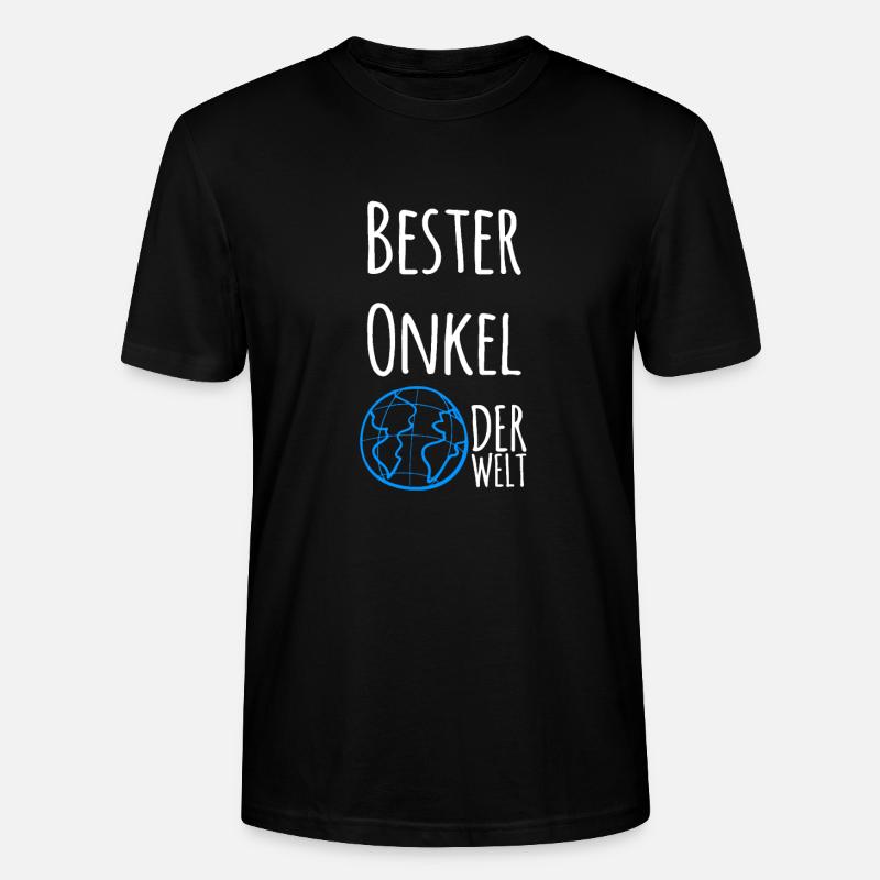 Bester Onkel - Stanley/Stella Unisex Bio-T-Shirt CRAFTER - Schwarz