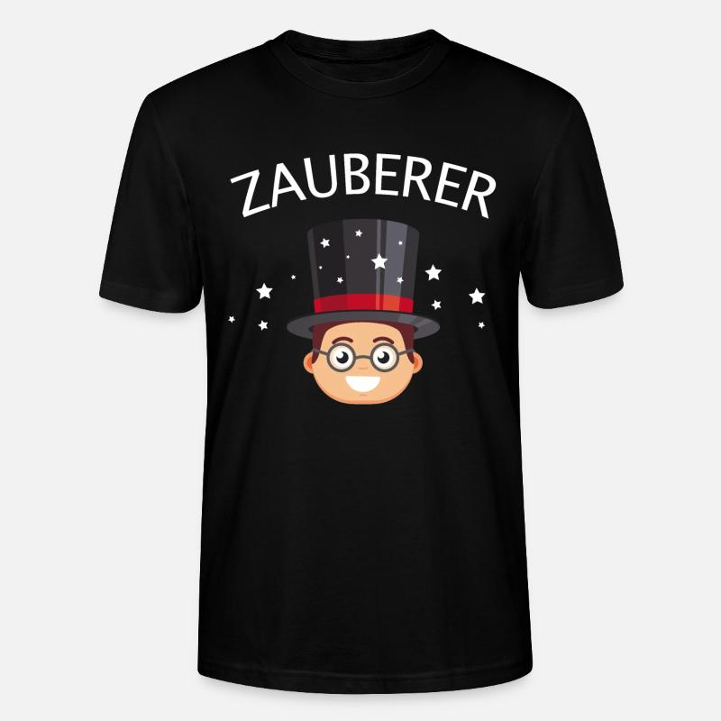 Magicien, conjurer, garçon - T-shirt bio CRAFTER Stanley Stella Unisexe - noir