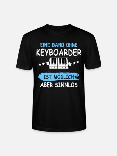 Keyboarder Sprüche Keyboard - Stanley/Stella Unisex Bio-T-Shirt CRAFTER - Schwarz
