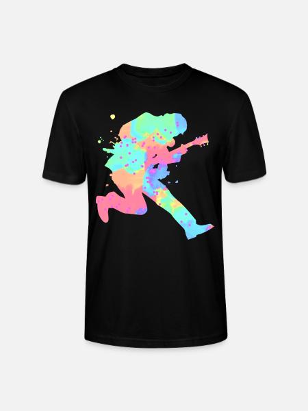 Guitarist - Stanley/Stella CRAFTER Unisex Organic T-Shirt - black
