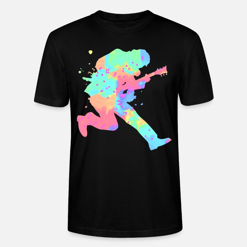 Gitarrist - Stanley/Stella Unisex Bio-T-Shirt CRAFTER - Schwarz
