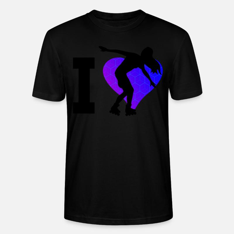 Rollerskaten Rollerskate Roller Skates Hommes - T-shirt bio CRAFTER Stanley Stella Unisexe - noir