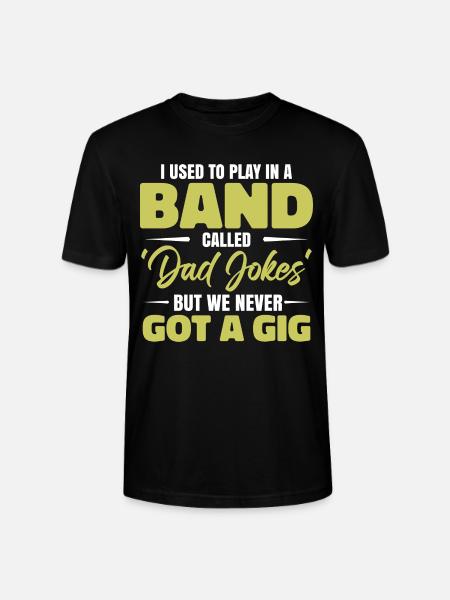 Fathers Day Pun Lover - Stanley/Stella CRAFTER Unisex Organic T-Shirt - black