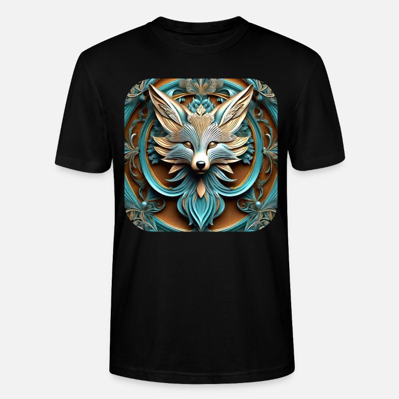 Mystisches Fuchs Logo - Stanley/Stella Unisex Bio-T-Shirt CRAFTER - Schwarz