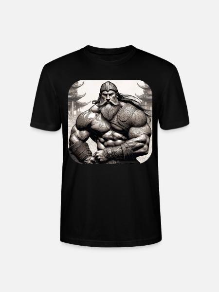 Stolzer Wikinger Krieger Germane - Stanley/Stella Unisex Bio-T-Shirt CRAFTER - Schwarz