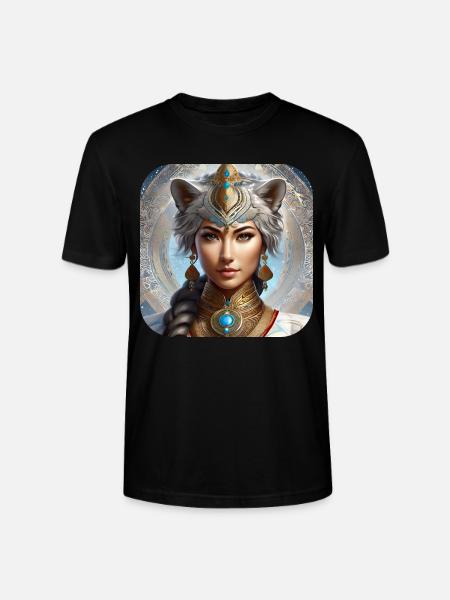 Mystic Animal Shaman - Stanley/Stella CRAFTER Unisex Organic T-Shirt - black