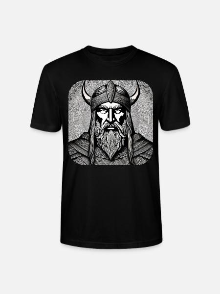 Stolzer Wikinger Krieger Germane - Stanley/Stella Unisex Bio-T-Shirt CRAFTER - Schwarz