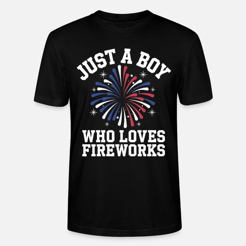 Pyrotechnics Fireworks Pyrotechnics - Stanley/Stella CRAFTER Unisex Organic T-Shirt - black