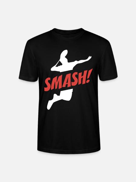 Smash Badminton - Stanley/Stella CRAFTER Unisex Organic T-Shirt - black
