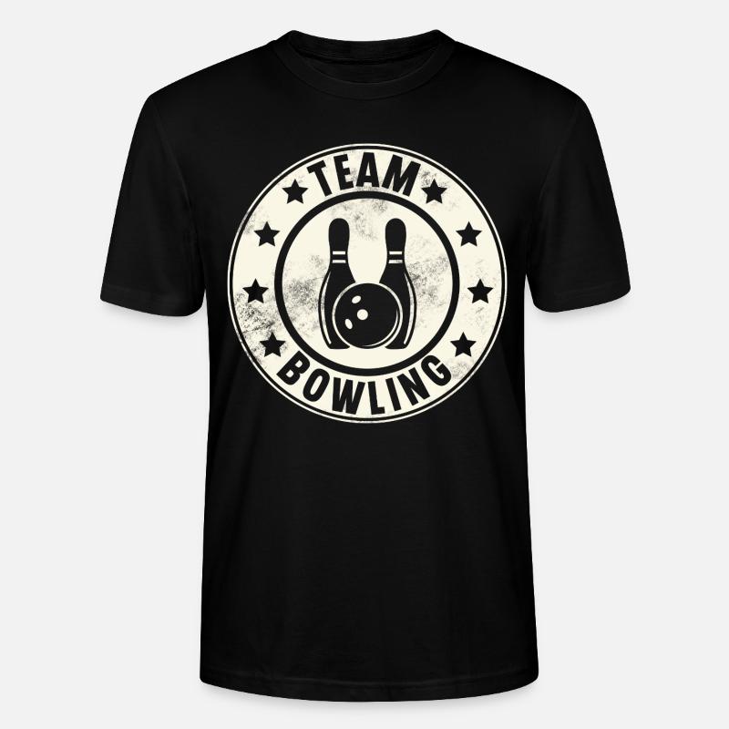 Bowling Team - Stanley/Stella Unisex Bio-T-Shirt CRAFTER - Schwarz