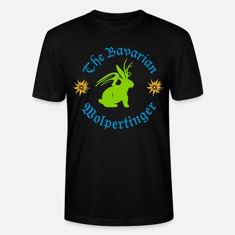 Wolpertinger V2 - Stanley/Stella Unisex Bio-T-Shirt CRAFTER - Schwarz