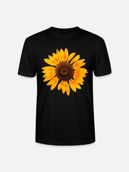 Sonnenblume - Stanley/Stella Unisex Bio-T-Shirt CRAFTER - Schwarz