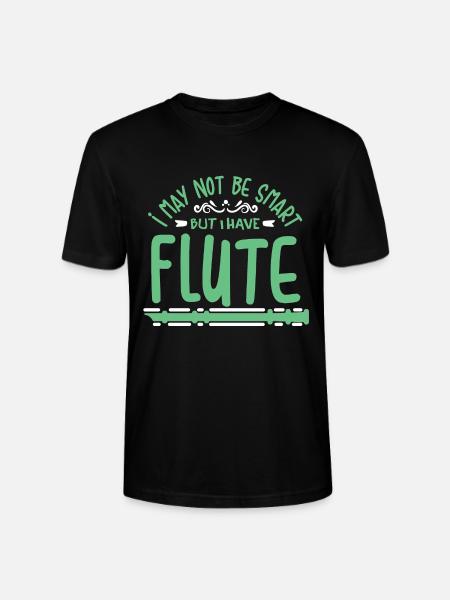 Fluit fluit Bot fluit grappige geschenk - Stanley/Stella Uniseks bio-T-shirt CRAFTER - zwart