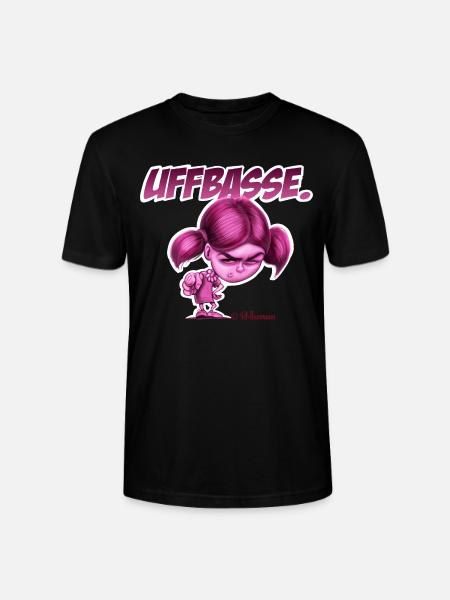 Cartoon "Uffbasse" - Stanley/Stella Unisex Bio-T-Shirt CRAFTER - Schwarz
