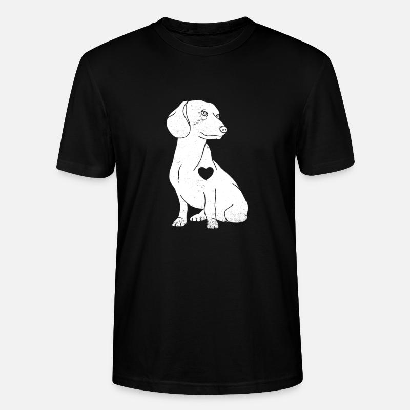 Dackel - Stanley/Stella Unisex Bio-T-Shirt CRAFTER - Schwarz