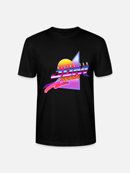 JDM Retro Style | Rising sun | dream Artworks - Stanley/Stella Unisex Bio-T-Shirt CRAFTER - Schwarz