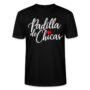 Padilla de Chicas Bride's Gang Bridesmaid Wedding - Stanley/Stella CRAFTER Unisex Organic T-Shirt - black - Front - Alina (178cm) & Michal (187cm)